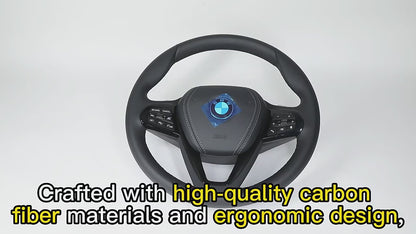 Customizable Stylish Leather Wrapped Car Steering Wheel for BMW 5 7 Series X7 G38 G12 G07 G30 G20 G80 G21 G81 G21 G22 G82 G30