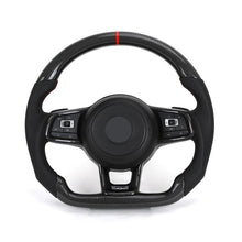 Volkswagen Carbon Fiber Custom Steering Wheel - Front View