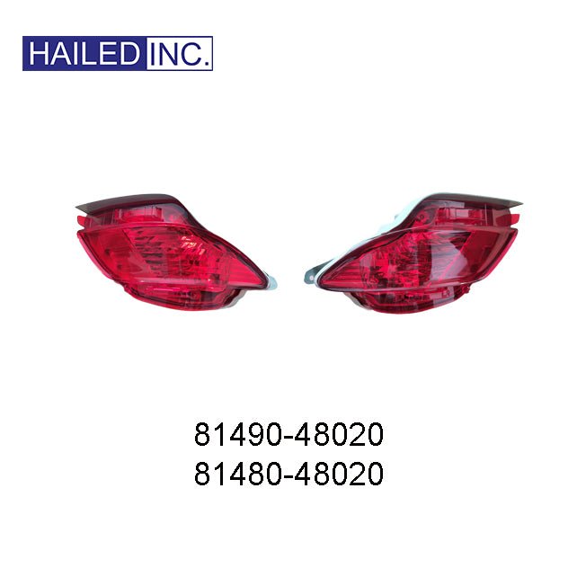 Rear Bumper Fog Lights OEM 81490 - 48020 81480 - 48020 for Lexus RX270 2009 - 2015 - Hailed Inc.