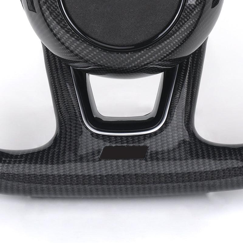 S - Line With Carbon Cover Half Alcantara Carbon LED Steering Wheel for Audi RS RS3 RS6 C8 A3 A4 A5 A6 C7 B7 B8 B9 Q5 Q7 - Hailed Inc.