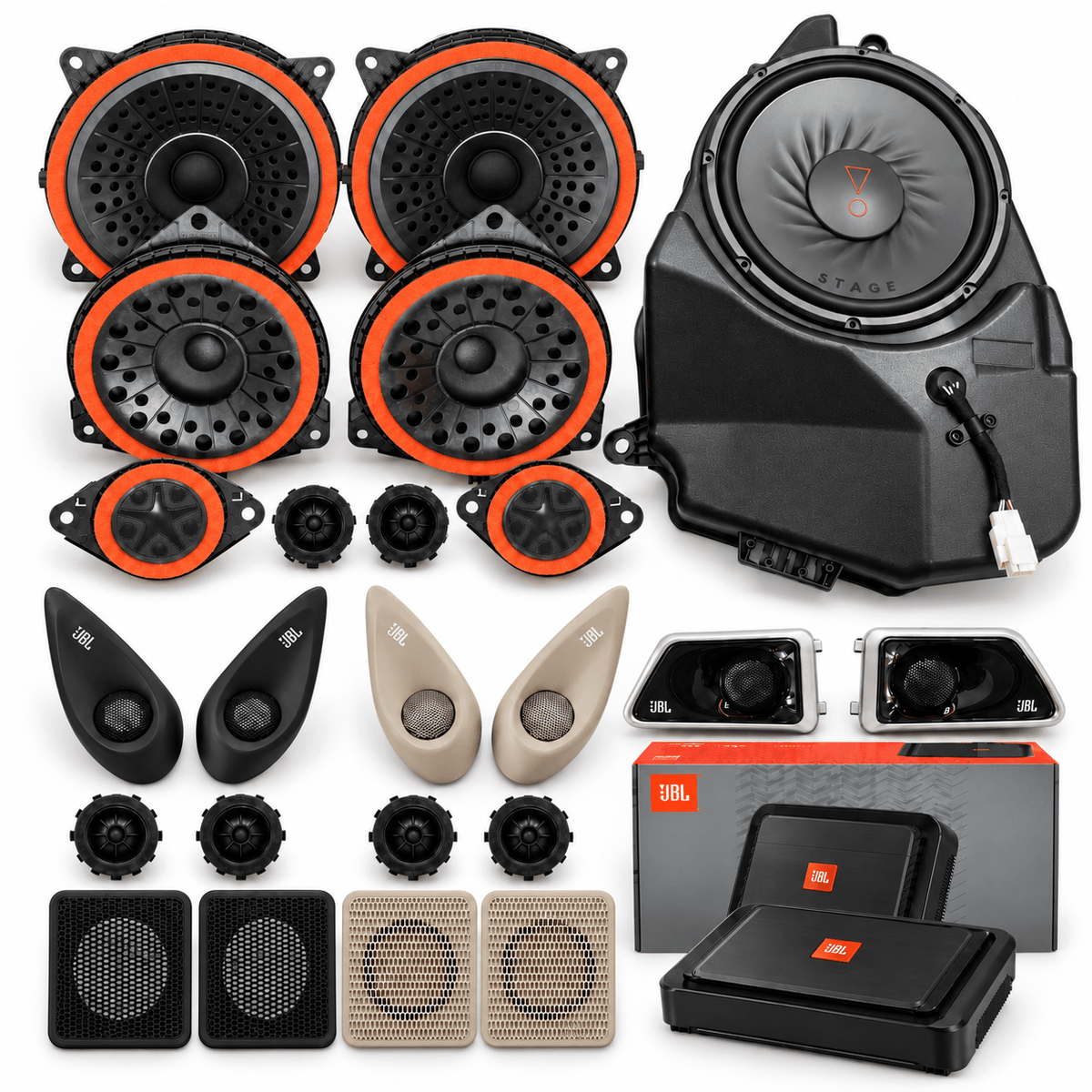 Toyota Land Cruiser LC300 Complete Audio Upgrade Kit for JBL Speaker Replacement - Hailed Inc.