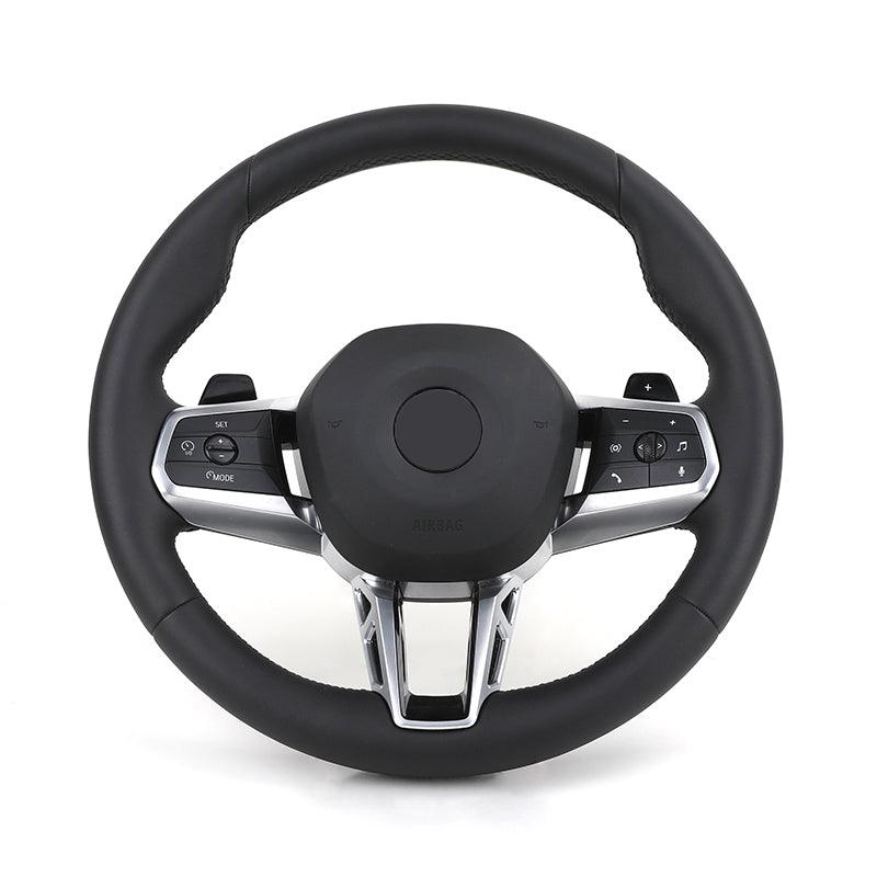 Upgrade Custom Leather Direksiyon Volant M Sport Steering Wheel for BMW G20 G30 F30 F10 F32 F20 F22 F80 X4 F26 M340i M3 M4 M5 - Hailed Inc.