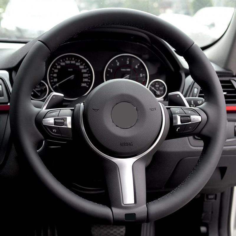 Wide Paddle M Sport Steering Wheel for BMW F10 F30 F80 E60 E90 E92 F01 F11 F20 F22 F31 X5 E70 E71 F15 X6 E71 F16 M5 M3 M4 F82 - Hailed Inc.