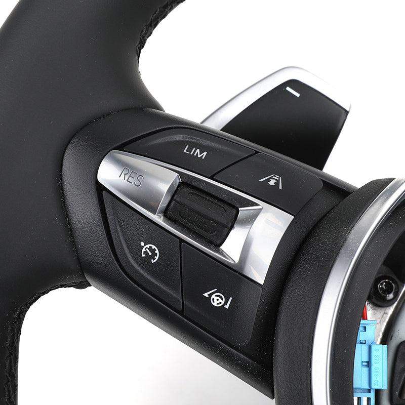 Wide Paddle M Sport Steering Wheel for BMW F10 F30 F80 E60 E90 E92 F01 F11 F20 F22 F31 X5 E70 E71 F15 X6 E71 F16 M5 M3 M4 F82 - Hailed Inc.