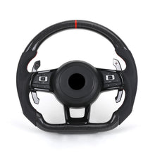 Volkswagen Carbon Fiber Custom Steering Wheel - Front View