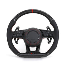 Audi Carbon Fiber Custom Steering Wheel - Front View
