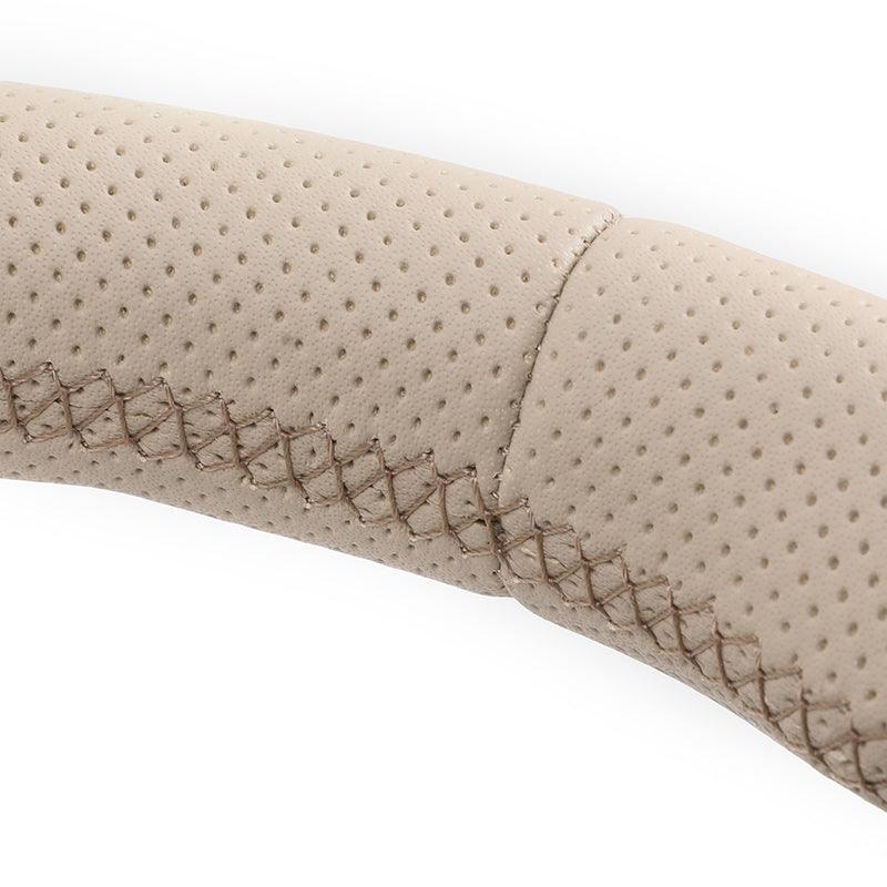 With Forged Carbon Trim Apricot Color Leather M Sport Steering Wheel for BMW F01 F06 F10 F11 F12 F15 F16 F20 F30 E90 E84 F80 M3 - Hailed Inc.