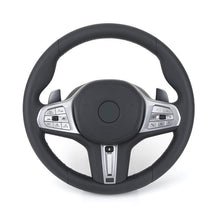 BMW M-Sport Full Leather Custom Steering Wheel | Fits G20, G21, G80, G81 Series - Front View