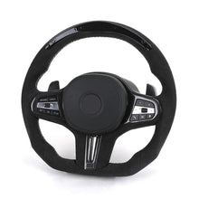 With LED Display Volant Lenkrad D-Shape Alcantara Steering Wheel for BMW M3 M4 M5 G20 G28 G29 G30 G32 G38 G11 G12 G05 G01 G02 - Hailed Inc.