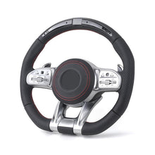 Mercedes Full Leather Custom Steering Wheel | Fits C63 Series - Front View