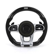 Mercedes Carbon Fiber Custom Steering Wheel - Front View