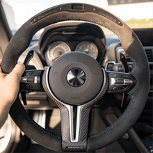 BMW Full Leather Custom Steering Wheel | Fits F10, F90, F30, F15 Series - Front View