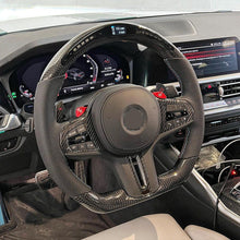 BMW M-Sport Carbon Fiber Custom Steering Wheel | Fits F30, F10, F20, F34 Series - Side View
