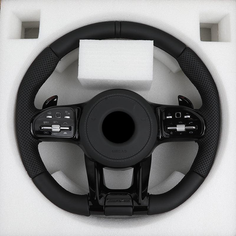 With Piano Black Trim Volant Lenkrad Steering Wheel for Mercedes Benz W204 W205 C217 C300 GLC Coupe X253 C253 W222 S550 C63 AMG - Hailed Inc.