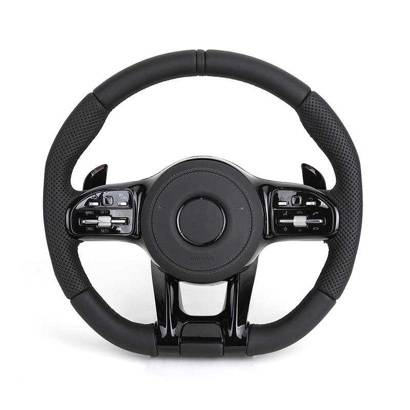 With Piano Black Trim Volant Lenkrad Steering Wheel for Mercedes Benz W204 W205 C217 C300 GLC Coupe X253 C253 W222 S550 C63 AMG - Hailed Inc.