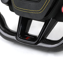Audi Carbon Fiber Custom Steering Wheel - Side View