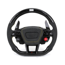 Audi Carbon Fiber Custom Steering Wheel - Front View