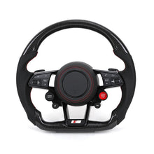 Audi Carbon Fiber Custom Steering Wheel - Side View