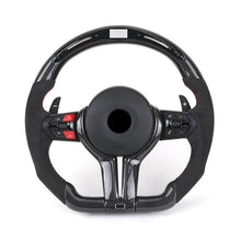 BMW Carbon Fiber Custom Steering Wheel | Fits F10, F30, F01, E90 Series - Front View