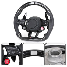 Audi Carbon Fiber Custom Steering Wheel - Side View