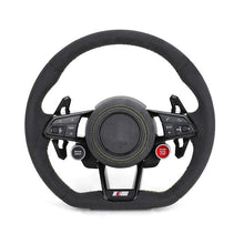 Audi Full Leather Custom Steering Wheel - Side View