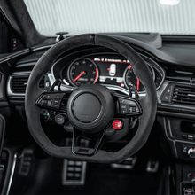 Audi Full Leather Custom Steering Wheel - Front View