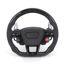 Audi Carbon Fiber Custom Steering Wheel - Side View