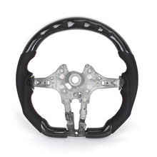 Without Center Trim Half Leather Carbon Fiber LED Steering Wheel Core for BMW F10 F20 F30 F32 F36 F80 F82 F90 E70 E90 E92 E93 - Hailed Inc.