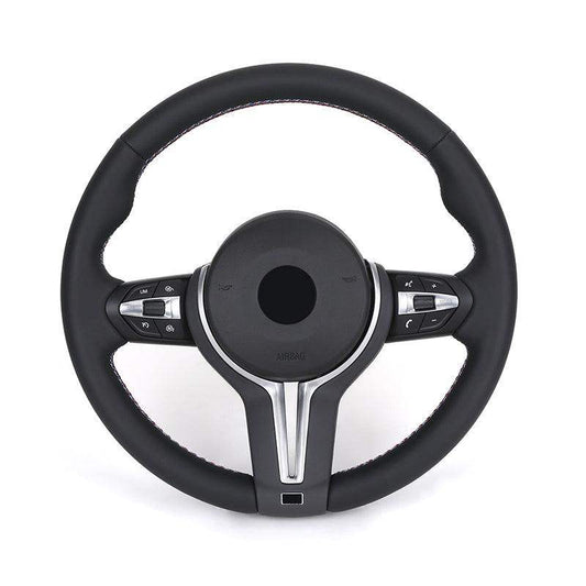 Without Shift Paddle M Sport Volant Leather Steering Wheel for BMW F01 F10 F11 F18 F20 F21 F30 F31 F33 F34 F36 X5 E70 X5 E71 - Hailed Inc.